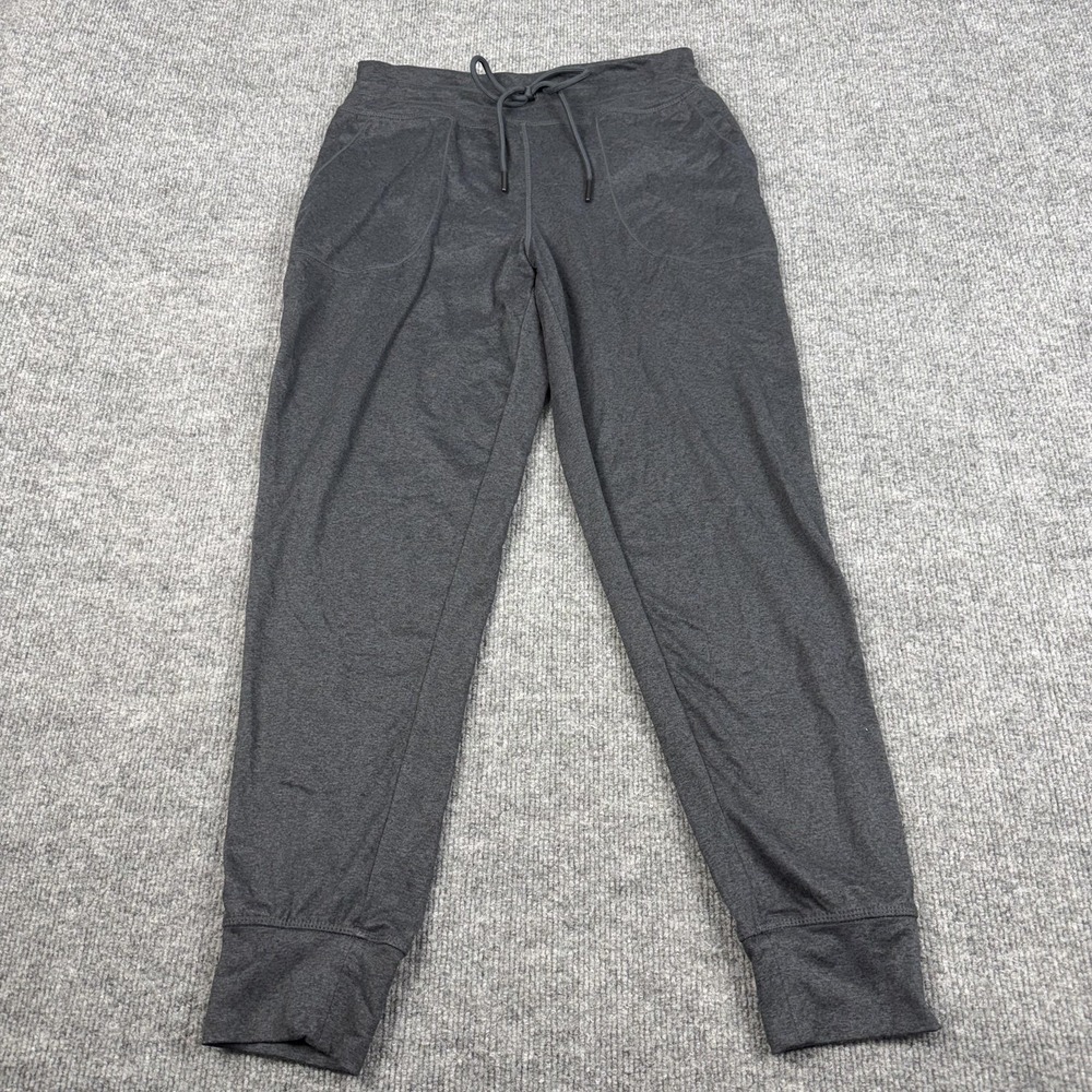 Lole Jogger Pants Womens Small Gray‎ Tapered Leg Drawstring Pockets Stretch